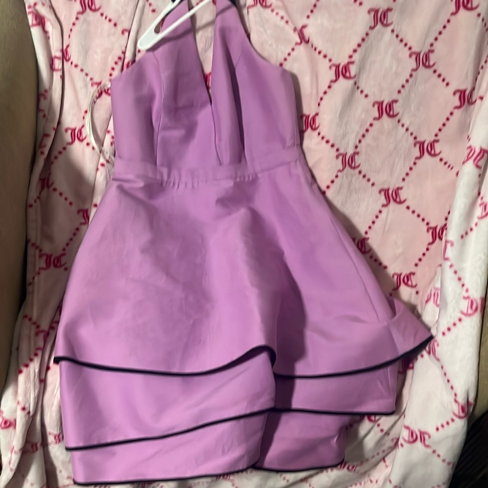 HALSTON HERITAGE LIGHT PURPLE DRESS BRANDNEW